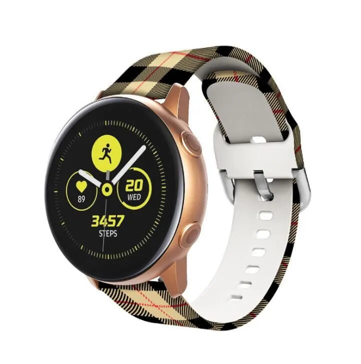 Silicone Pattern Watch Straps compatible with the Olympic 22mm Range