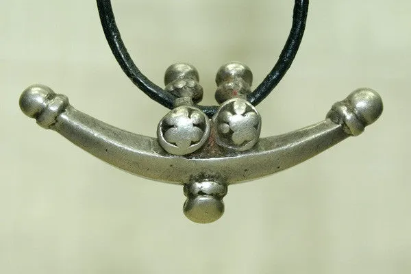 Small Traditional Silver Pendant from India