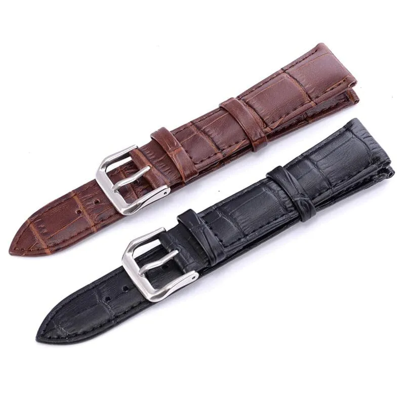 Snakeskin Leather Watch Straps Compatible with the OnePlus Watch