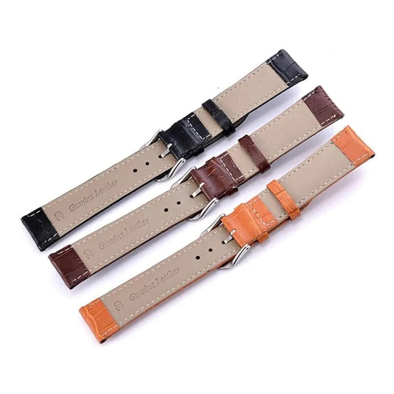 Snakeskin Leather Watch Straps Compatible with the OnePlus Watch