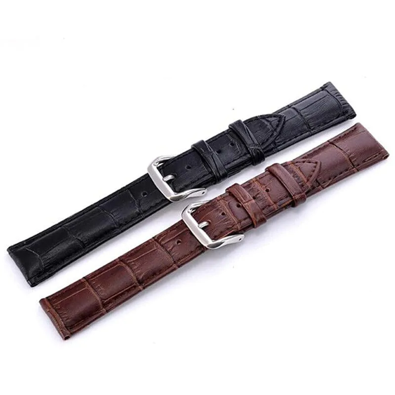 Snakeskin Leather Watch Straps Compatible with the OnePlus Watch