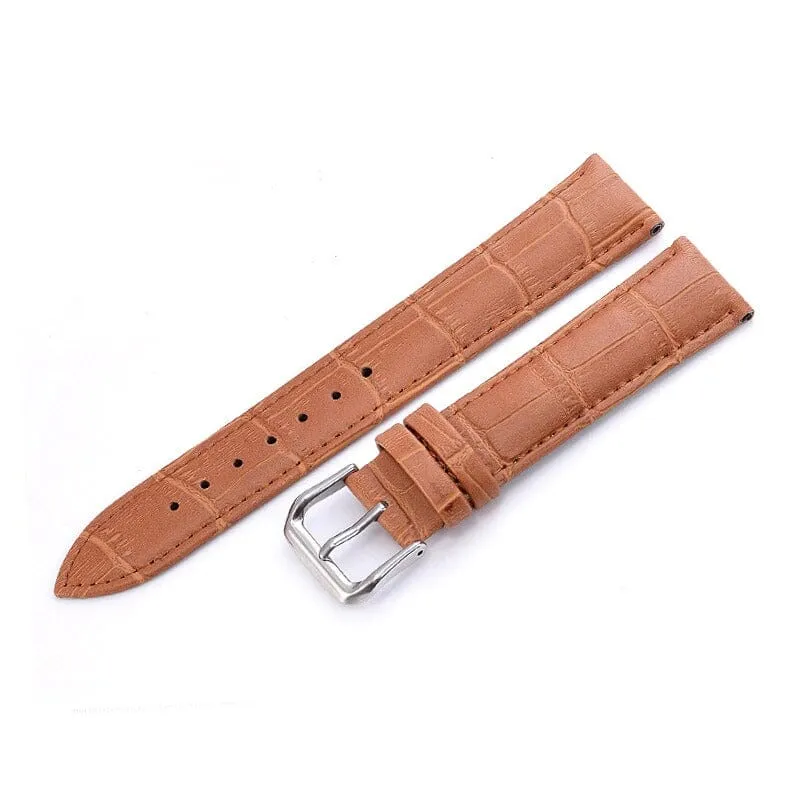 Snakeskin Leather Watch Straps Compatible with the OnePlus Watch