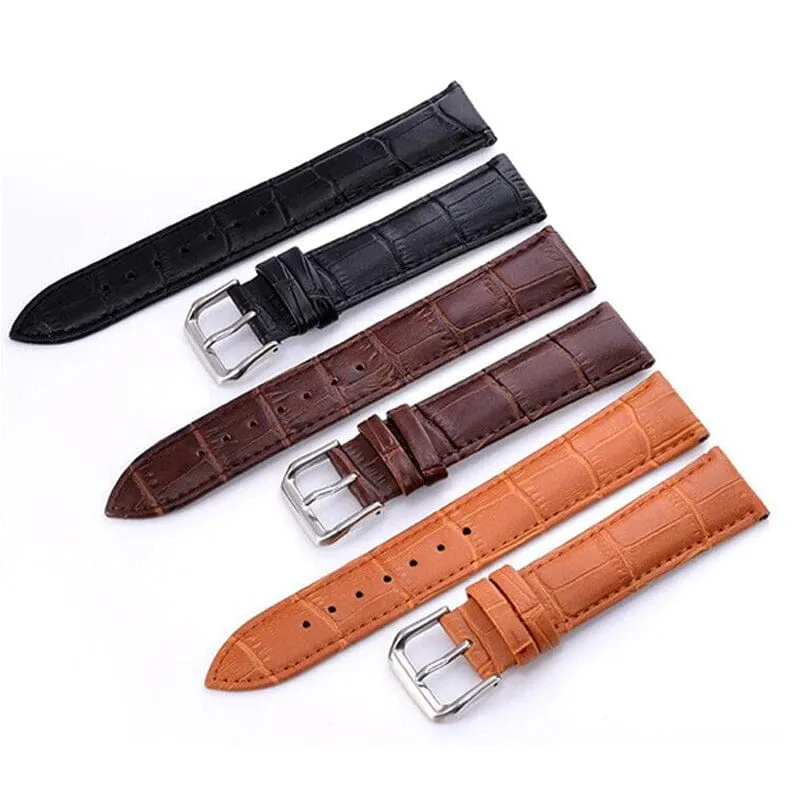 Snakeskin Leather Watch Straps Compatible with the OnePlus Watch