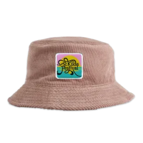 St Kilda Festival / Dusty Pink Cord Bucket Hat