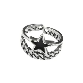 Star Chain Double Ring