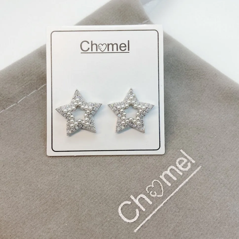 Star Pearl Earrings