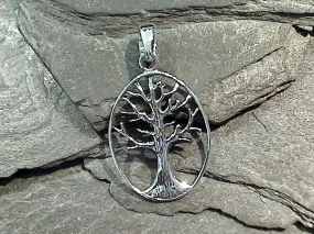 Sterling Silver Small Tree Of Life Pendant