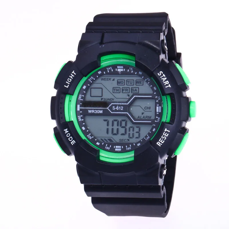 Student Electronic Sports Watch Children's Chronograph Watch Luminous Electronic Watch