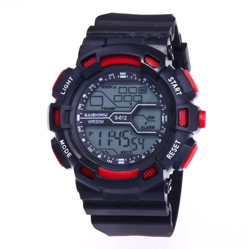 Student Electronic Sports Watch Children's Chronograph Watch Luminous Electronic Watch