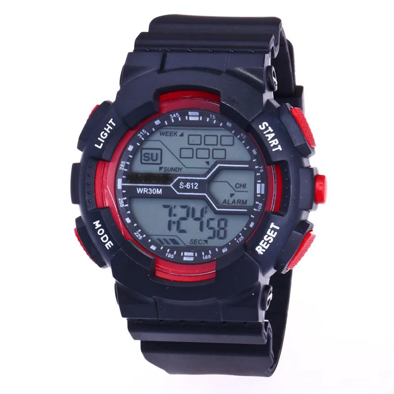 Student Electronic Sports Watch Children's Chronograph Watch Luminous Electronic Watch