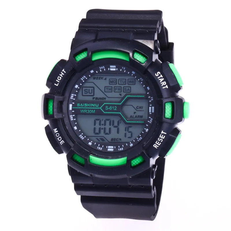 Student Electronic Sports Watch Children's Chronograph Watch Luminous Electronic Watch