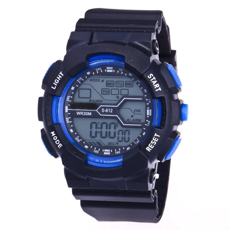 Student Electronic Sports Watch Children's Chronograph Watch Luminous Electronic Watch