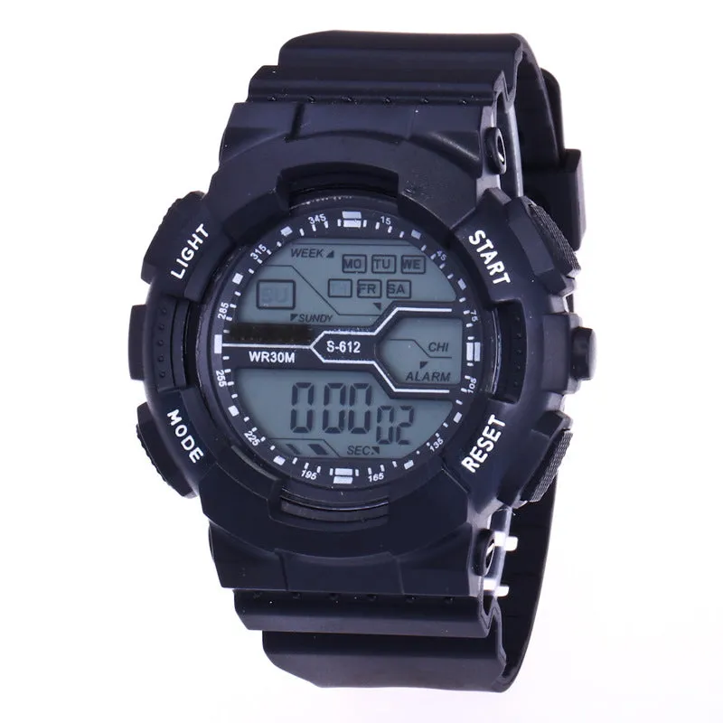 Student Electronic Sports Watch Children's Chronograph Watch Luminous Electronic Watch