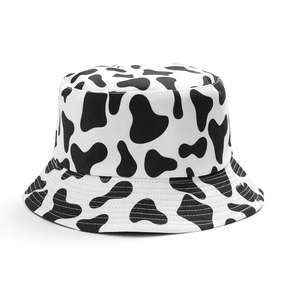 Summer Printed Reversible Bucket Hat Men Outdoor Hip-Hop Fisherman Cap Fashion Street Beach Bob Women Double Side Panama Hat Hot