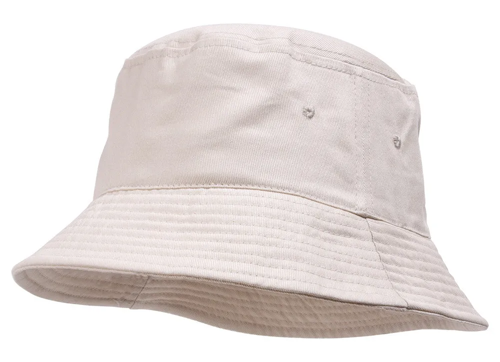 TopHeadwear Blank Cotton Bucket Hat