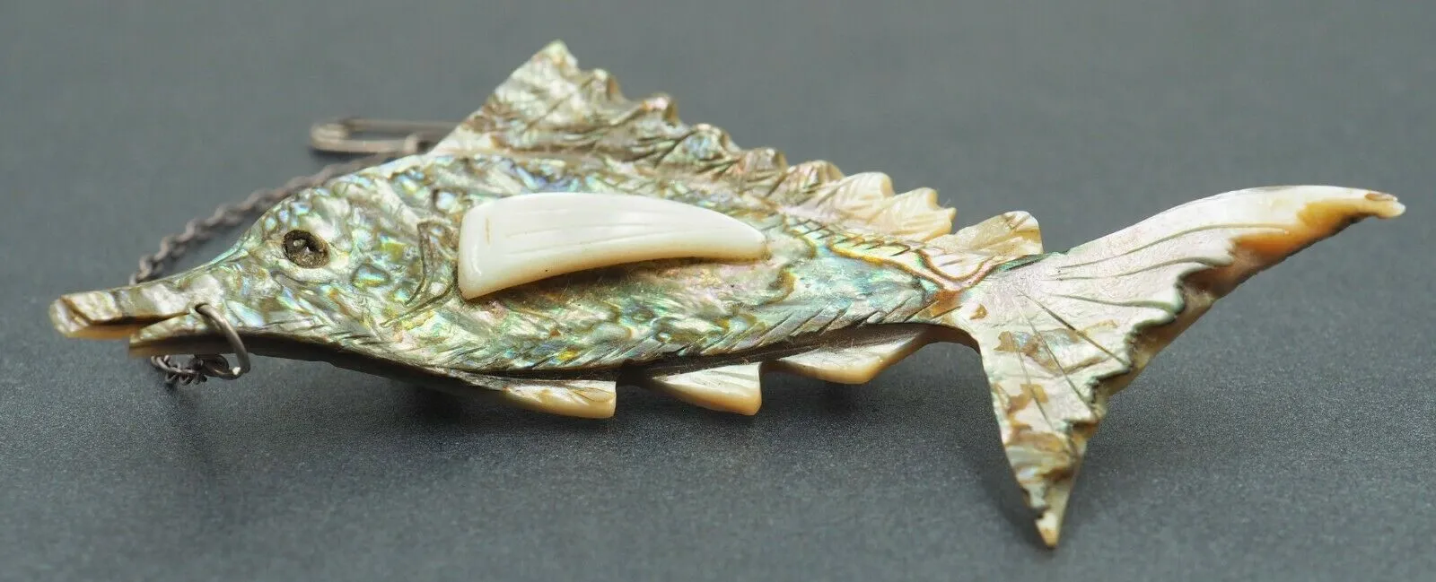 Unique Fish-Shaped Brooch