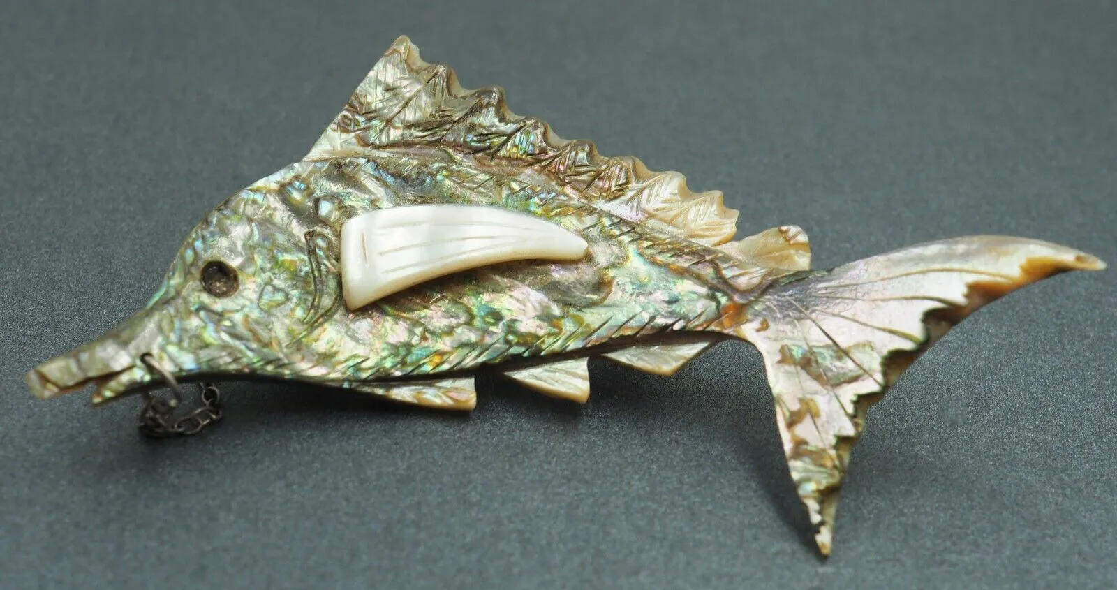 Unique Fish-Shaped Brooch