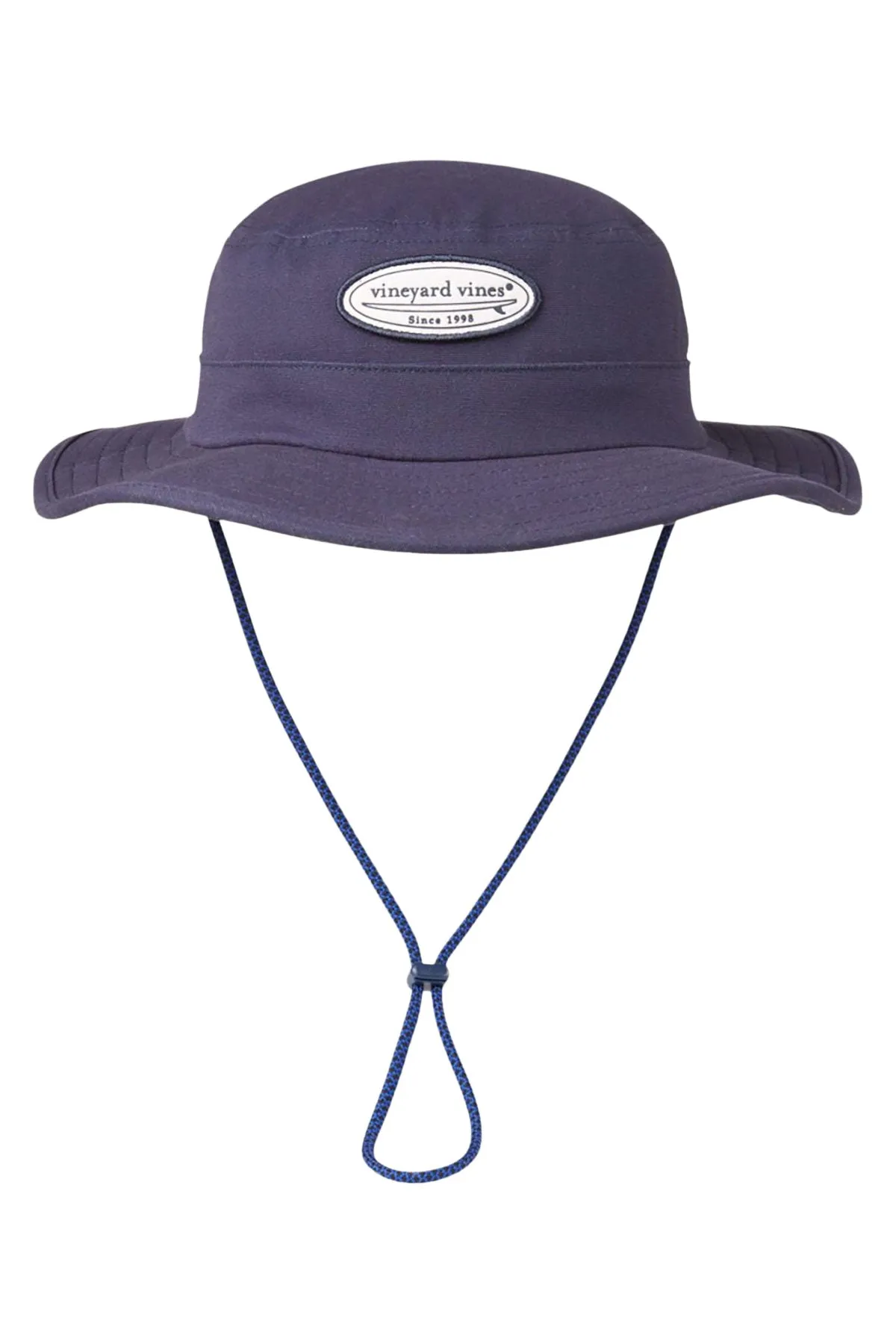 Vineyard Vines Custom Unisex Surf Patch Canvas Bucket Hats, Vineyard Navy