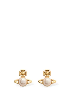 Vivienne Westwood   Balbina faux pearl stud earrings 