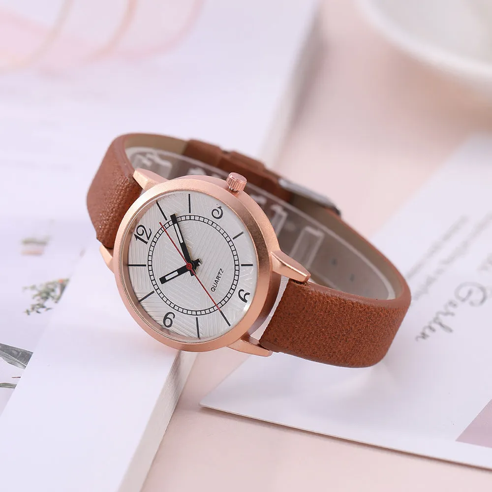 Women's Personality Small Dial Watch, Simple Casual Fashion Quartz Watch Women's